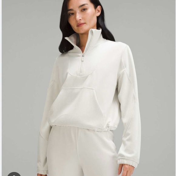 Lululemon Softstreme Bone Half-Zip Pullover Top - Picture 3 of 3